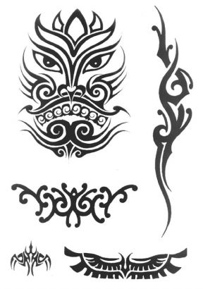 Tribal Mask Pics Tattoo